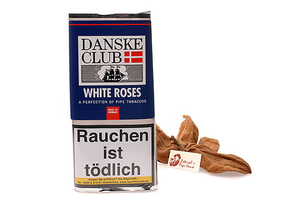 Danske Club White Roses Pipe tobacco 50g Pouch Danske Club White Roses Pipe tobacco 50g Pouch
